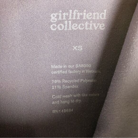 Girlfriend Collective Compressive High Rise Leggings Dahlia Purple Womens Sz XS - Picture 5 of 9